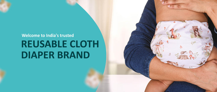 Buy Baby Reusable Diapers Online in India at Bear And Bunny